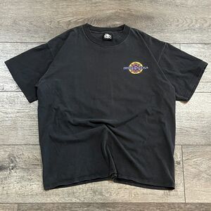 Vintage 90s Gotcha Surf Floral Logo Graphic TShirt Black Made in USA Fader Large